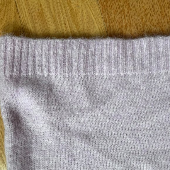 NWOT Cozy pink cropped sweater, Size L - Picture 4 of 5